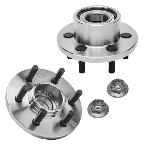 Miniatura 23 de Detroit Axle - 2.2L Bujes de rodamiento de rueda delanteros de 2 piezas para Honda Accord 90-97, 97 Acura CL, 2 rodamientos de ruedas y conjunto