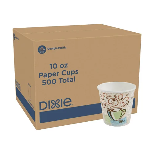 Miniatura 10 de Dixie PerfecTouch - Taza de café caliente de papel aislante de 16 onzas por GP PRO (Georgia-Pacific), Coffee Haze, 5356DX, 500