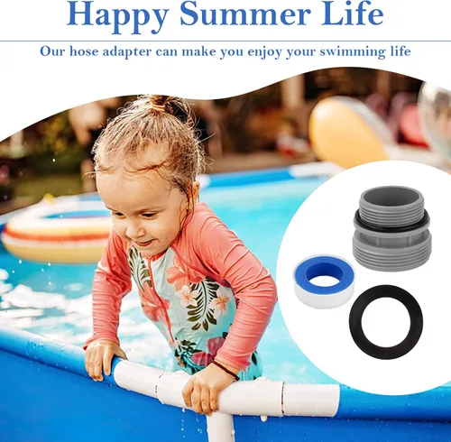 Miniatura 7 de PalpitateC Kit de conversión de manguera de piscina 4560 compatible con el adaptador de manguera de bomba de filtro de piscina Intex para kit