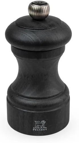 Miniatura 8 de Peugeot - Molino de sal manual Bistro - Molinillo ajustable clásico de madera de haya, color negro mate