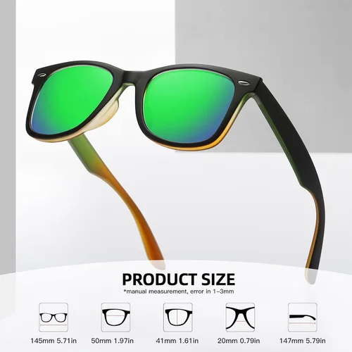 Miniatura 10 de MEETSUN Polarized Sunglasses for Women Men Classic Retro Square Frame Driving Sun Glasses UV Protection