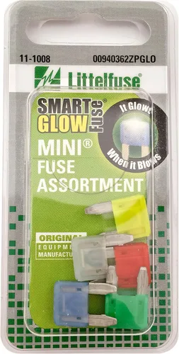 Littelfuse 00940362ZPGLO Big ATO Blade Smart Glow Blade Fusible surtido - 5 piezas