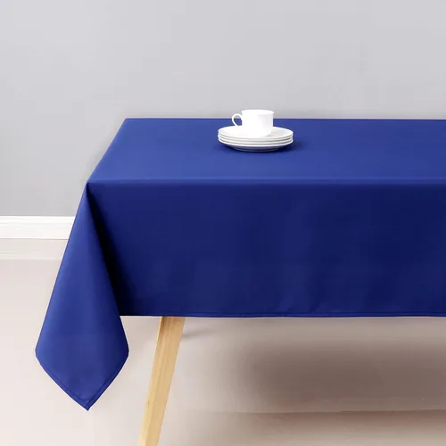 Miniatura 16 de Wewoch Mantel rectangular blanco resistente al agua y lavable de poliéster para mesa de comedor, cocina, fiestas, bodas y uso al aire libre de 60