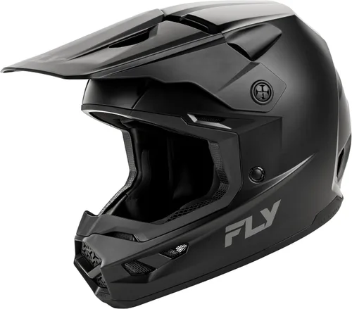 Fly Racing Kinetic Verdict Casco - Casco protector para moto de tierra, MTB, BMX y motocicletas Negro mate