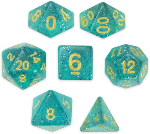 Miniatura 15 de Brybelly Juego de 7 dados poliédricos Series III Wiz - Edición más reciente