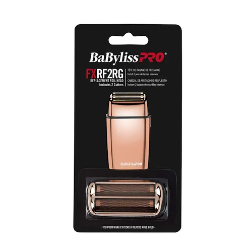 Miniatura 4 de BaBylissPRO Lámina y cortador de repuesto para máquinas de afeitar MetalFX de doble hoja Oro rosado