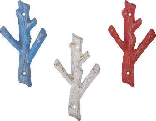 Miniatura 11 de Stephanie Imports Ganchos decorativos de resina para abrigos de pared de alce, gorila y carnero (juego de 3)