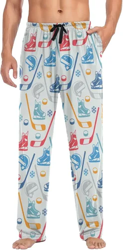 Miniatura 4 de Funny Pajama Pants Mens Lounge Pants Super Soft Men Pajama Bottoms with Pockets Drawstring