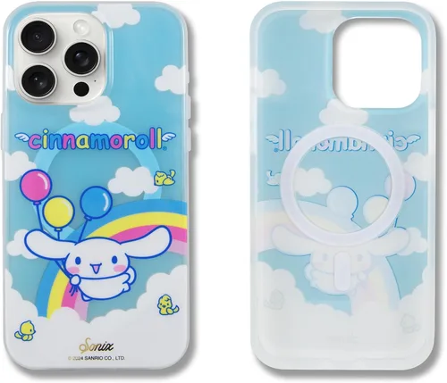 Miniatura 166 de Sonix x Sanrio - Funda para iPhone 15 Pro, compatible con MagSafe, probada en caídas de 10 pies, adivinador Kuromi