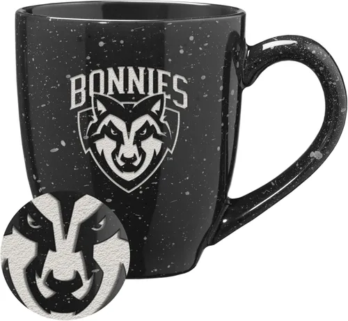 Miniatura 16 de Rico Industries NCAA Virginia Tech Hokies Maroon - Taza de café de cerámica grabada con láser, color del equipo, 16 onzas