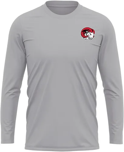Miniatura 205 de Camisa deportiva de manga larga oficial de la NCAA Collegiate para hombre, con logotipo en el pecho izquierdo, colección Athletic Heather