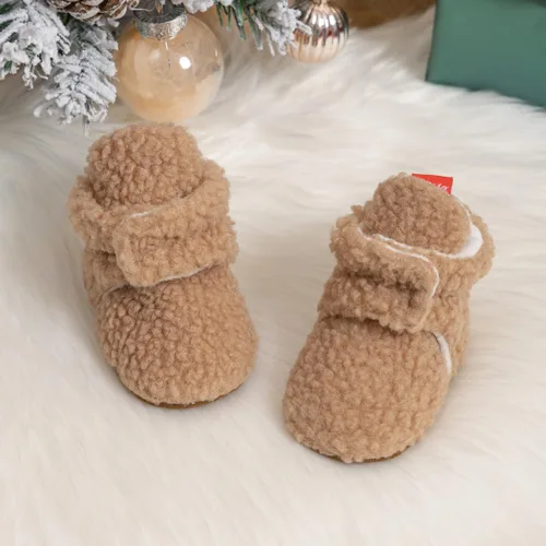 Miniatura 45 de Sawimlgy - Botines de algodón antideslizantes para recién nacido, con agarre, para cuna o para el invierno