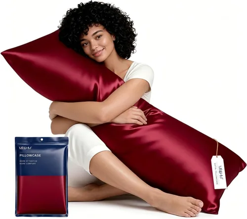 Miniatura 56 de MR&HM - Funda de almohada de satén 16- verde floral
