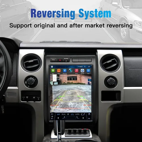 Miniatura 9 de Radio de coche Carplay de 12.1 pulgadas para Ford F150 Raptor 2009-2012 años, CPU de 8 núcleos, Carplay Android Auto Ready GPS WiFi FM DSP