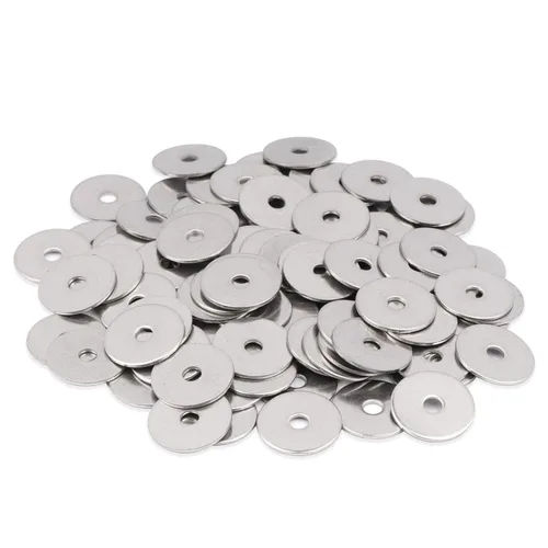 Miniatura 8 de 50 arandelas de guardabarros de 1/4 pulgadas x 1-1/4 pulgadas, arandela plana de acero inoxidable 18-8 (304), diámetro interior de 1/4 pulgadas x