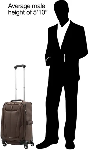 Miniatura 7 de Travelpro Maxlite - Maleta con ruedas giratorias extensible 5 lados suaves Mocha 4011761