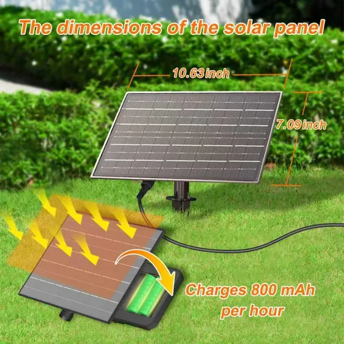 Miniatura 2 de BLIATLUS Guirnalda de luces solares superbrillantes de 100 pies para exteriores, impermeable, con control remoto, 30+2 bombillas LED ST38