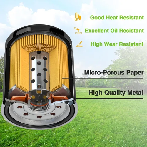Miniatura 2 de 2 piezas de filtros de aceite, filtros de transmisión y filtros hidráulicos compatibles con Hydro-Gear 52114, Ariens 21545100, BadBoy 063-1050-00