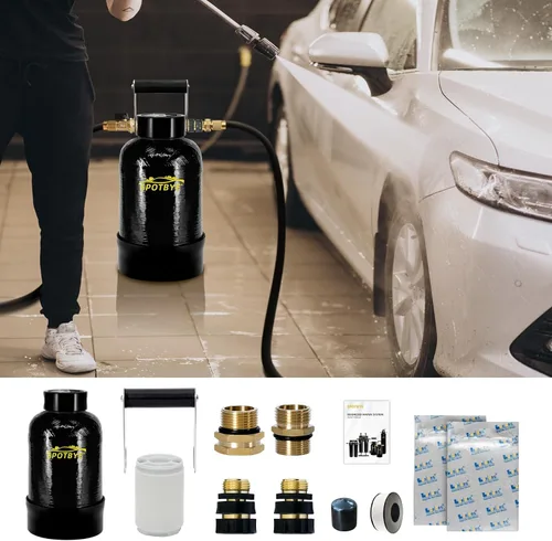 Miniatura 7 de Filterelated Sistema de agua desionizada con resina de 10L y filtro de metales pesados integrado, extiende la vida útil de la resina en un 15%