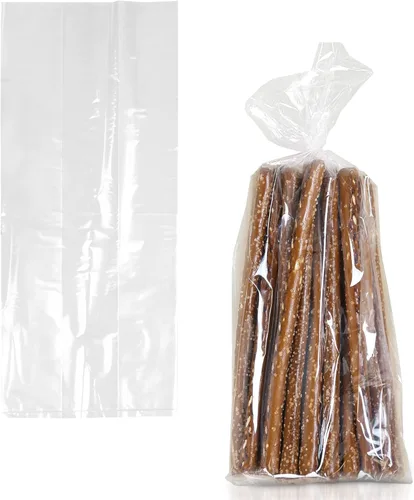 Miniatura 10 de APQ Supply Bolsas de polietileno transparentes con refuerzo, 4 x 2 x 10 pulgadas. Paquete de 1000 bolsas de plástico con refuerzo lateral con parte