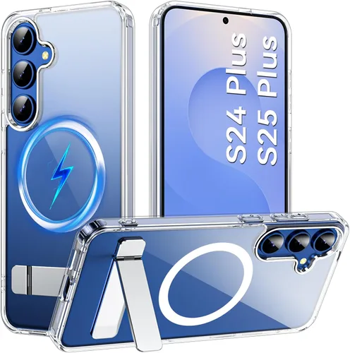 Miniatura 46 de Funda OWKEY Samsung Galaxy A13 5G, Funda Magnética para Teléfono con Soporte y Protector de Pantalla, Funda Protectora Antihuellas y a Prueba de A13