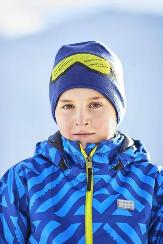 Miniatura 3 de LEGO Wear - Gorro de nieve de punto para niños, rosa oscuro, 8-11 años