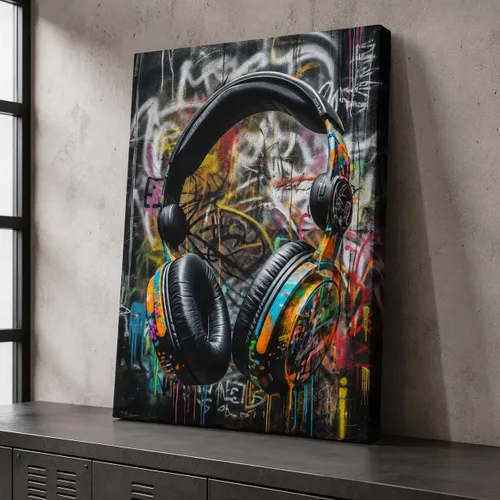 Miniatura 42 de ANRUOXI Arte de Pared de Graffiti, Impresión de Lienzo de Astronauta Espacial de Graffiti para Decoración de Pared, Impresiones de Arte Modernas