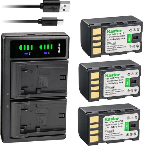 Miniatura 6 de Kastar Reemplazo del cargador de batería USB LTD2 para JVC BN-VF808 BN-VF808U BN-VF815 BN-VF815U BN-VF915 BN-VF915U BN-VF823 BN-VF823U BN-VF923U