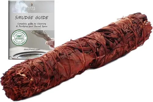 Miniatura 8 de Soul Sticks Paquete de 1 barra de manchas de salvia negra, 9 pulgadas, bendición de la casa de salvia floral, limpia la casa y la energía negativa