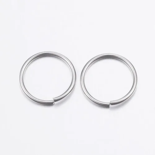 Miniatura 11 de HDSupplies 100 piezas - 4mm de argollas de acero inoxidable 304 de tono negro - Calibre 22 (espesor de 0.6mm)