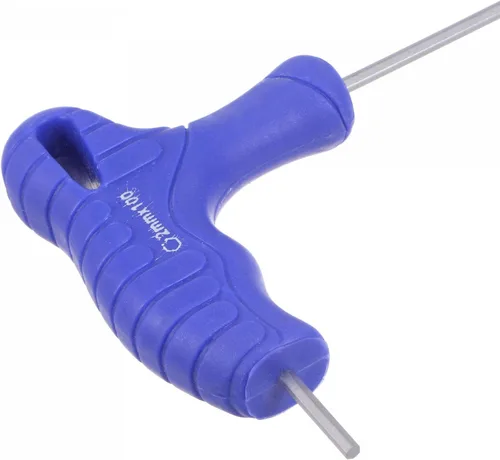 Miniatura 5 de uxcell Llave hexagonal de extremo de bola de 0.079 in, llave inglesa con mango en T, acero métrico CR-V, 2