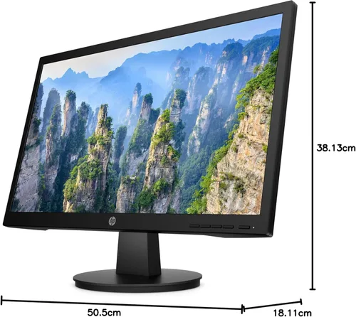 Miniatura 7 de HP Monitor FHD V22 Monitor de computadora FHD diagonal de 21.5 pulgadas con panel TN y monitor de configuración de luz azul con pantalla