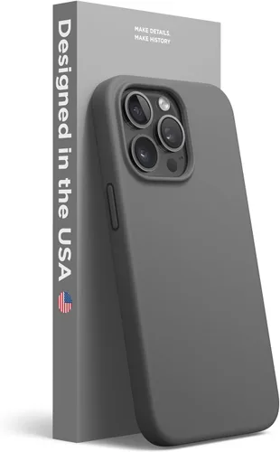 Miniatura 17 de elago Compatible con funda para iPhone 13 Pro, funda de silicona líquida, cubierta protectora de cuerpo completo, delgada, forro de microfibra Negro