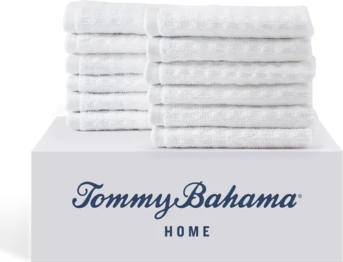 Miniatura 34 de Tommy Bahama - Toallas de baño, altamente absorbentes y suaves, esenciales para el baño, baja pelusa y resistentes a la decoloración, certificadas