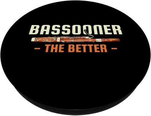 Miniatura 2 de Fagot The Better Bassoonist Instrument Fagot Músico PopSockets MagSafe PopGrip para iPhone
