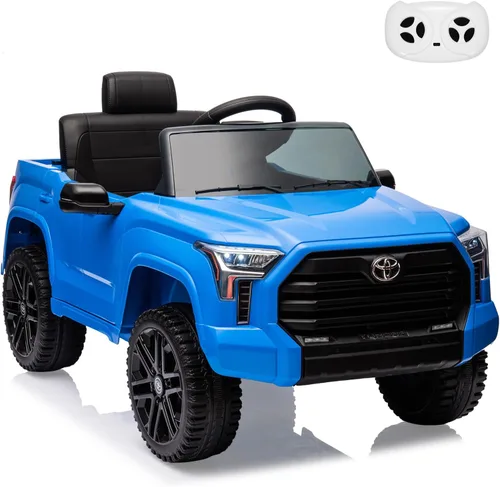 Camión de Juguete para Montar, Toyota Tundra con Licencia de 12V Auto para Montar con Control Remoto, Auto Eléctrico a Batería con Suspensión de