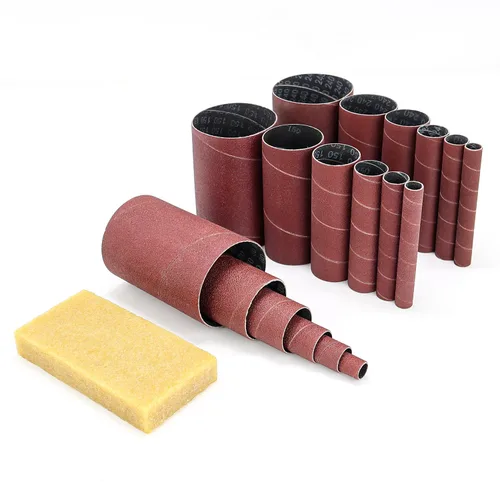 Miniatura 8 de Adaptador de lijadora de husillo 4-1/2" x 1/2" con kit de tambor de lijado de goma OD 3/4", 1", 1-1/2" y fundas de papel de lija Grit# 80,120 - S/10
