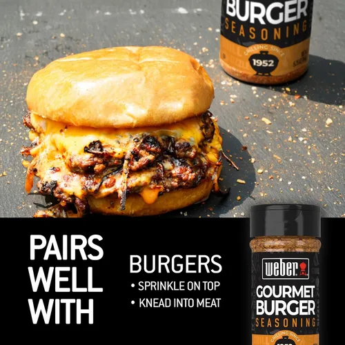 Miniatura 6 de Weber Flavor Bomb - Condimento para hamburguesas, 3.7 oz