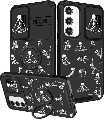 Miniatura 127 de Funermei Funda para teléfono Samsung Galaxy Note 10 Plus – Funda femenina bonita para niñas, diseño inspirador estético con funda para cámara