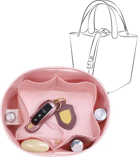 Miniatura 29 de Se adapta a Picotin 18 bolsas, inserto organizador de bolso de seda de alta calidad, suave al tacto y ligero, organizador de lujo con caja de regalo