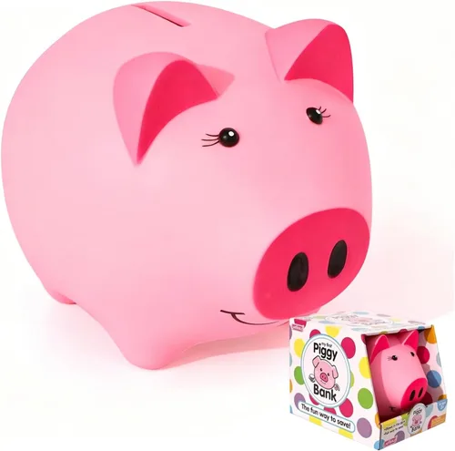 Miniatura 13 de Alcancía Mágica para Niños y Adultos - Banco de Dinero de Plástico Irrompible con Cerradura, Banco de Monedas que Brilla en la Oscuridad - Regalo