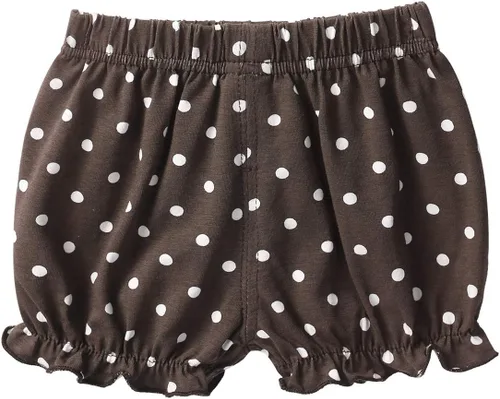 Miniatura 2 de JEATHA Pantalones cortos de botín de ajuste holgado para bebés y niñas, cintura elástica, cubierta de pañal, transpirable, para verano