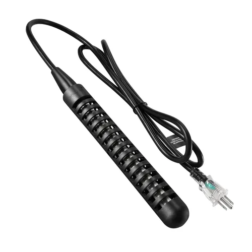 GRILLME Calentador de Agua de Inmersión Eléctrico Portátil Totalmente Sumergible de Titanio de 1300W, Calentador de Agua de Cubo, Calentador de Agua