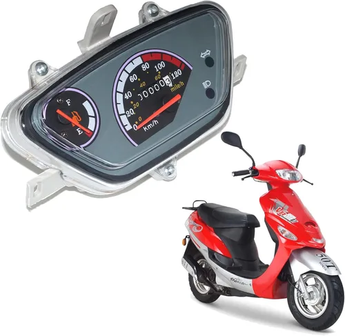 Miniatura 3 de Minho Medidor de gas para motocicleta, velocímetro, tacómetro para scooter chino GY6, TaoTao Pony ATM50, Roketa MC-08 Boom, Baja Suncity, KM/H