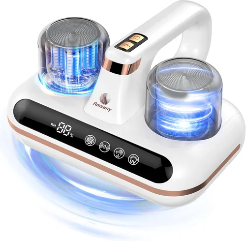 Miniatura 8 de Amzany Aspirador de colchón – Aspirador de cama inalámbrico 5 en 1, alimentado por tecnología ultrasónica, succión fuerte de 16 Kpa, bajo ruido