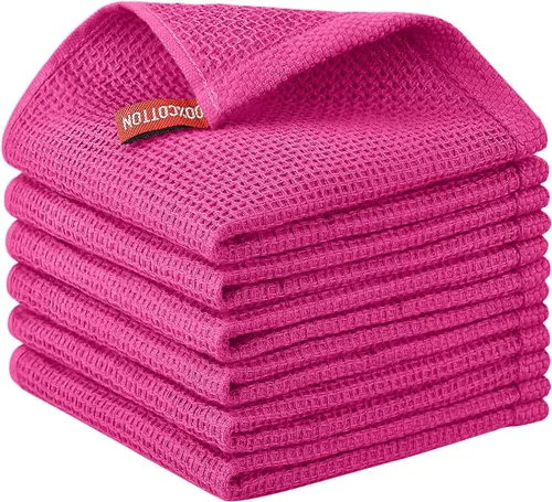 Miniatura 18 de Nialnant - Toalla de cocina 100% algodón, tejido gofre, suave, absorbente y de secado rápido, toallas para secar platos, trapos de limpieza - Multi