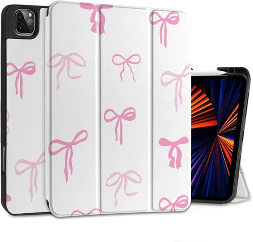 Miniatura 15 de DONGKE Funda para iPad Pro de 12.9 pulgadas 6ª generación 2022, soporte para lápiz integrado + soporte triple + encendido automático/apagado + funda