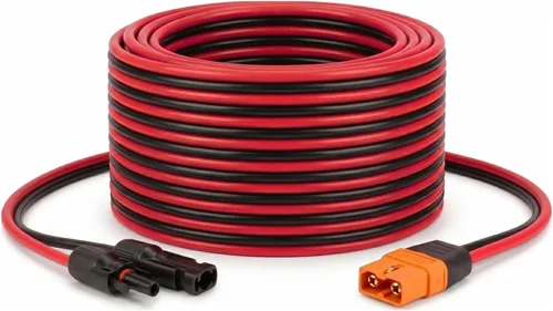 Miniatura 17 de MOOKEERF Cable solar a XT60i – 2 piezas de panel solar de 2 pies a XT60i adaptador adaptador cable de extensión para estación de energía portátil