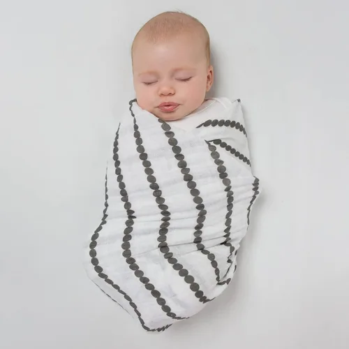 Miniatura 3 de SwaddleDesigns Mantas de muselina de algodón para bebé, niño y niña, mantas neutras para recién nacido, registro de bebé y regalo, 46 x 46 pulgadas
