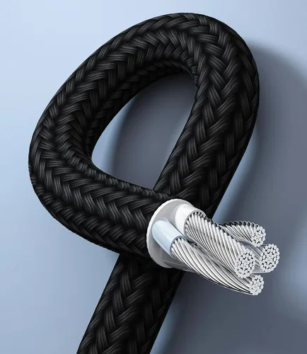 Miniatura 5 de Paquete de 2 cables USB C de 4 pies, carga múltiple tipo C 2 en 1, cargador USB C de doble divisor 3A, cable de nailon, puerto USB A a doble USB C